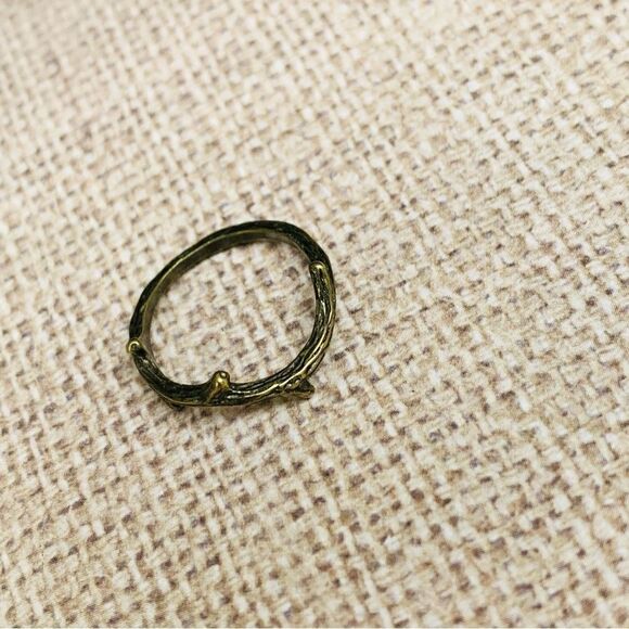 Brass Twig Ring - Picture 1 of 3